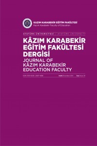 Atatürk Üniversitesi Kazım Karabekir Eğitim Fakültesi Dergisi